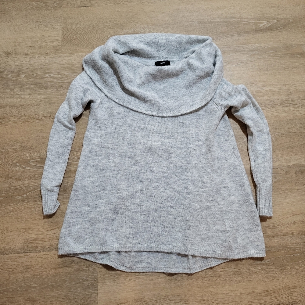 5/$20 Mossimo Cozy Gray Cowl Neck Sweater XXL